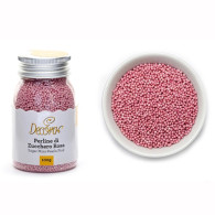 Mini Sugar pearls rosa 100g