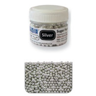PME Silver Sugar Pearls 3mm 25g
